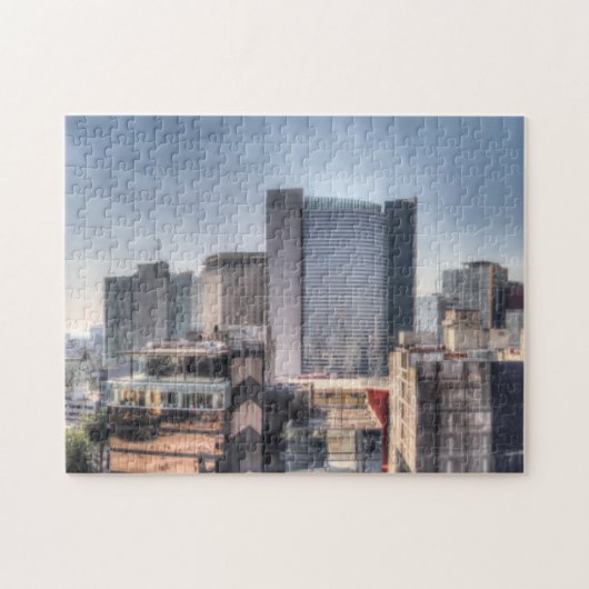 Panoramisch Cityscape van Mexico City Legpuzzel (Horizontaal)