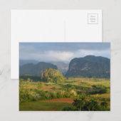 Panoramisch dal landschap, Cuba Briefkaart (Voorkant / Achterkant)