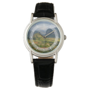 Panoramisch dal landschap, Cuba Horloge