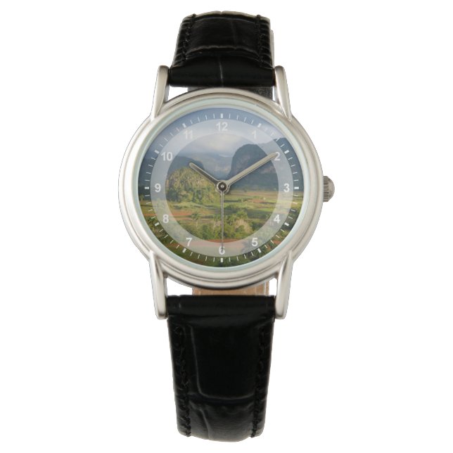 Panoramisch dal landschap, Cuba Horloge (Voorkant)