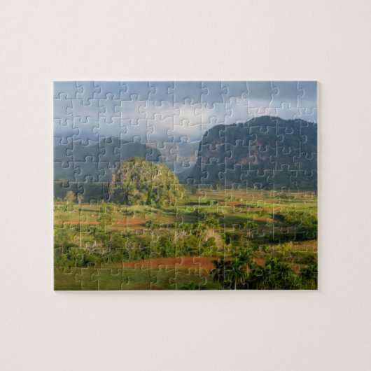 Panoramisch dal landschap, Cuba Legpuzzel (Horizontaal)