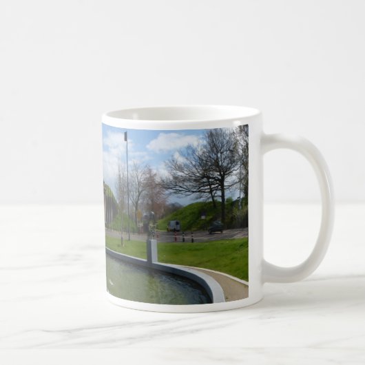 Panoramisch gewas en fontein Naarden Mok (Rechts)