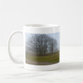 Panoramisch Heathland Hikingtrail in Fog Mok (Links)
