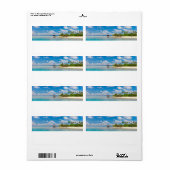 Panoramisch kaardkapje etiket (Full Sheet)