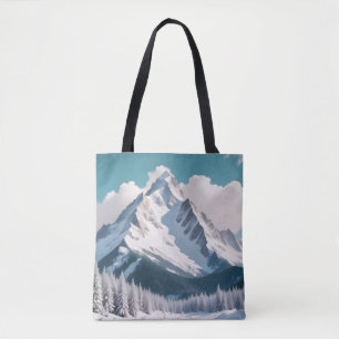Panoramisch Landschap Bergen Panoramisch Natuur IJ Tote Bag