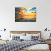 Panoramisch Landschap Canvasprint Canvas Afdruk (Insitu (Slaapkamer))