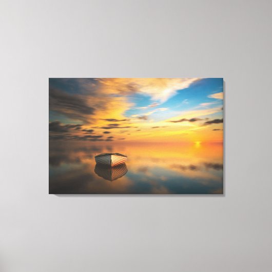 Panoramisch Landschap Canvasprint Canvas Afdruk (Voorkant)