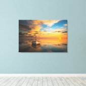 Panoramisch Landschap Canvasprint Canvas Afdruk (Insitu (Houten vloer))