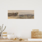 Panoramisch Landschap (in of voor 1903) Johan Poster (Keuken)