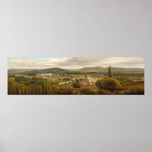 Panoramisch landschap - Théodore Rousseau Fine Art Poster (Voorkant)