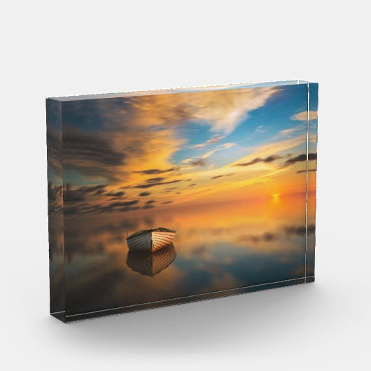 Panoramisch landschapsfotoblok fotoblokken (Links)