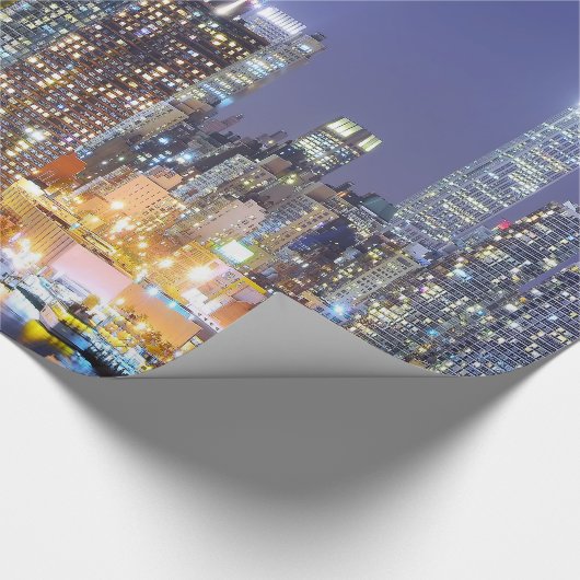 Panoramisch Manhattan Cadeaupapier (Hoek)