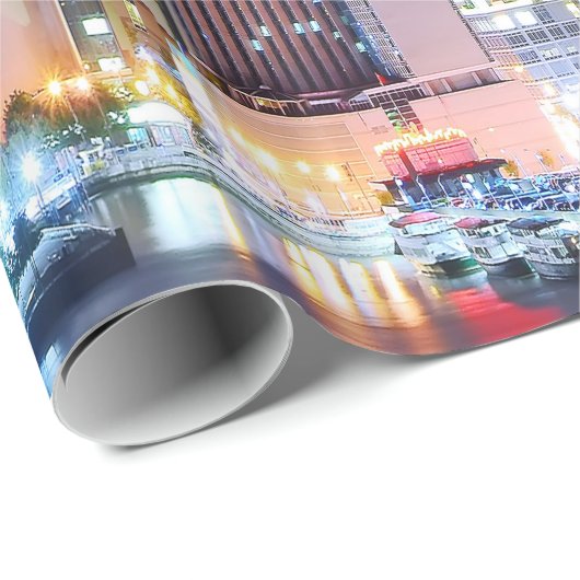 Panoramisch Manhattan Cadeaupapier (Rol Hoek)