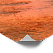 Panoramisch meer Michigan Sunset Poster (Hoek)