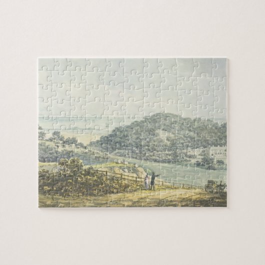 Panoramisch 'na' uitzicht uit het Rode Boek voor A Legpuzzel (Horizontaal)