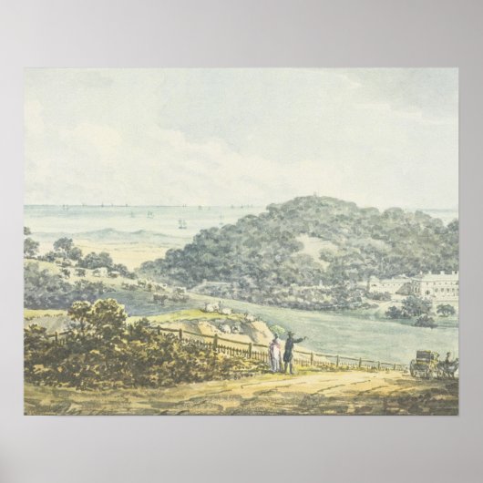 Panoramisch 'na' uitzicht uit het Rode Boek voor A Poster (Voorkant)