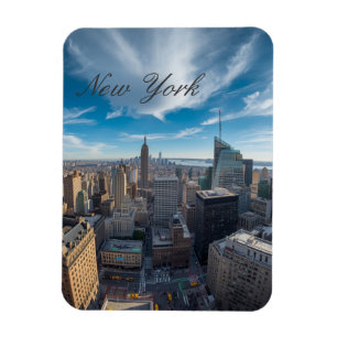 Panoramisch New York City Reis Magneet