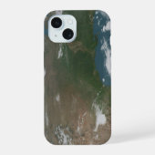 Panoramisch Planet Aarde En De Vs. 2 iPhone 15 Case (Achterkant)