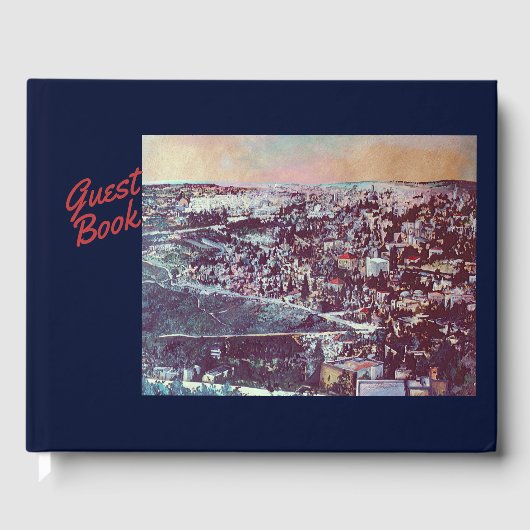 Panoramisch Splendor Jeruzalem Gastenboek (Voorkant)