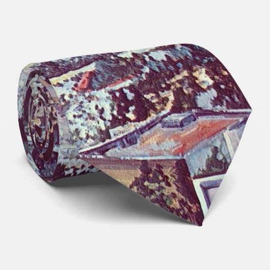 Panoramisch Splendor Jeruzalem Stropdas (Opgerold)