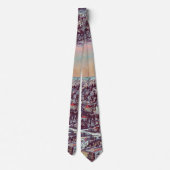 Panoramisch Splendor Jeruzalem Stropdas (Achterkant)