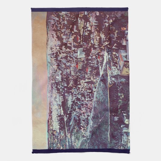 Panoramisch Splendor Jeruzalem Theedoek (Verticaal)