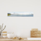 Panoramisch strand Foto II Poster (Keuken)
