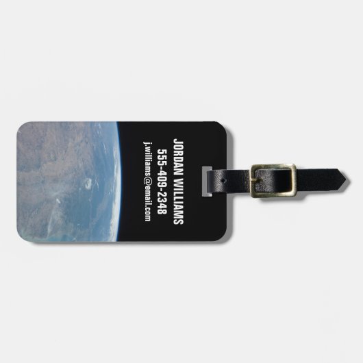 Panoramisch Texas en de Golf van Mexico Bagagelabel (Voorkant horizontaal)