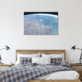 Panoramisch Texas en de Golf van Mexico Canvas Afdruk (Insitu (Slaapkamer))