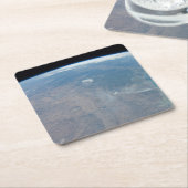 Panoramisch Texas en de Golf van Mexico Kartonnen Onderzetters (Schuin)