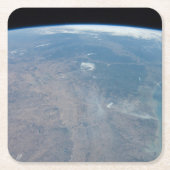 Panoramisch Texas en de Golf van Mexico Kartonnen Onderzetters (Voorkant)