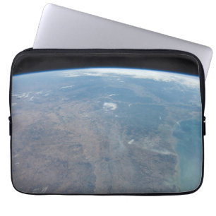 Panoramisch Texas en de Golf van Mexico Laptop Sleeve