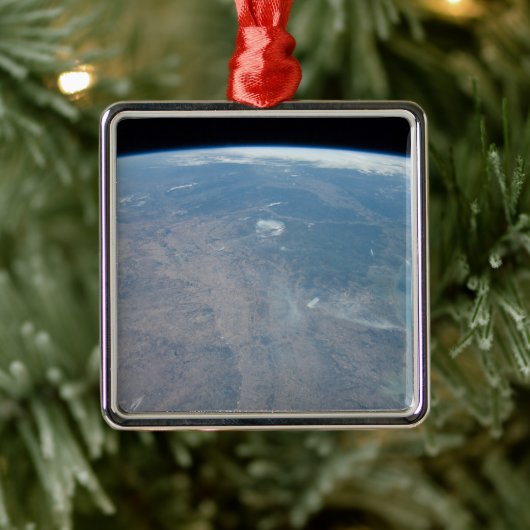 Panoramisch Texas en de Golf van Mexico Metalen Ornament (Boom)