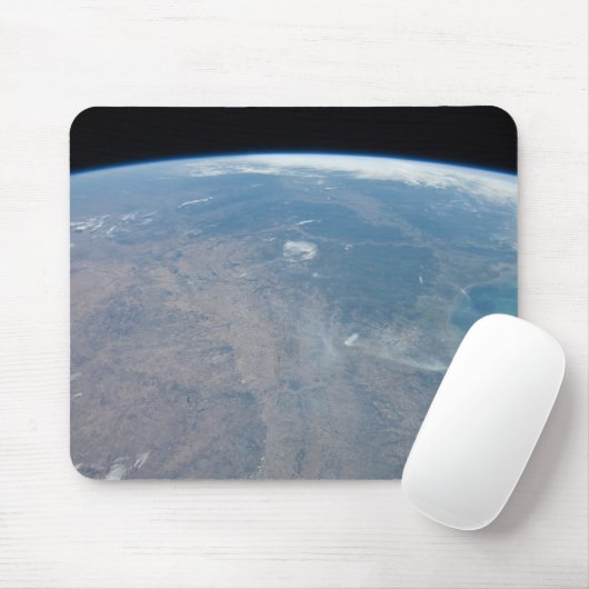 Panoramisch Texas en de Golf van Mexico Muismat (Met muis)