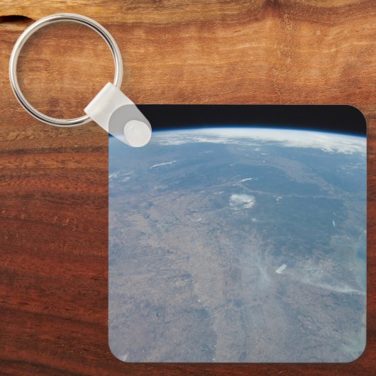 Panoramisch Texas en de Golf van Mexico Sleutelhanger (Voorkant)