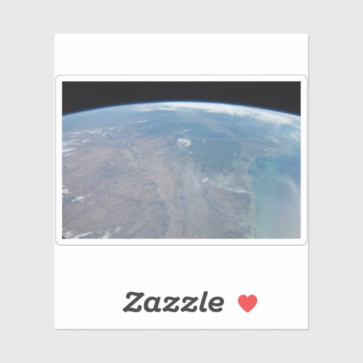 Panoramisch Texas en de Golf van Mexico Sticker (Vel)