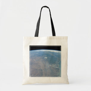 Panoramisch Texas en de Golf van Mexico Tote Bag