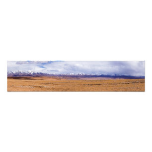 Panoramisch Tibetaans landschap Foto Afdruk