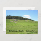 Panoramisch Uitzicht Bradgate Park Briefkaart (Voorkant / Achterkant)