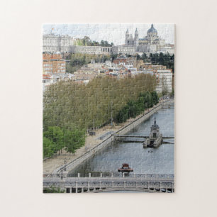 Panoramisch uitzicht, Madrid, Spanje Legpuzzel