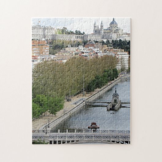 Panoramisch uitzicht, Madrid, Spanje Legpuzzel (Verticaal)