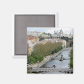 Panoramisch uitzicht, Madrid, Spanje Magneet (Voorkant / Achterkant)
