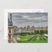 Panoramisch Uitzicht Musee du Louvre Briefkaart (Voorkant / Achterkant)