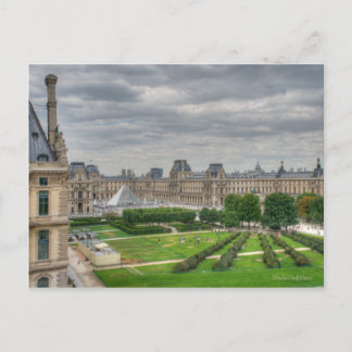 Panoramisch Uitzicht Musee du Louvre Briefkaart
