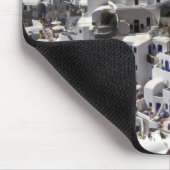 Panoramisch uitzicht Oia, Griekenland Muismat (Hoek)