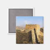 Panoramisch uitzicht op de Grote Muur, China 2 Magneet (Voorkant / Achterkant)