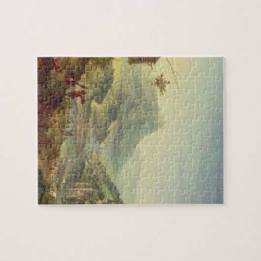 Panoramisch uitzicht op de Rijn (paar met 59649) Legpuzzel (Horizontaal)