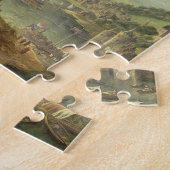 Panoramisch uitzicht op de Rijn (paar met 59649) Legpuzzel (Zijkant)