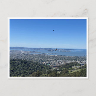 Panoramisch uitzicht op de skyline van San Francis Briefkaart