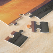 Panoramisch uitzicht op gier en acaciaboom legpuzzel (Zijkant)